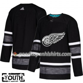 Detroit Red Wings Blank 2019 All-Star Adidas Zwart Authentic Shirt - Kinderen